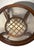 Mid 20th Century Paolo Buffa Style Art Deco Italian Walnut Side Table With Beveled Glass Top For Sale - Image 13 of 18