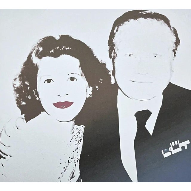 Andy Warhol "Samuel and Ethel Lefrak" offset lithograph in colors on Arches paper, Georges Israel Editeur, sheet size 38,5...