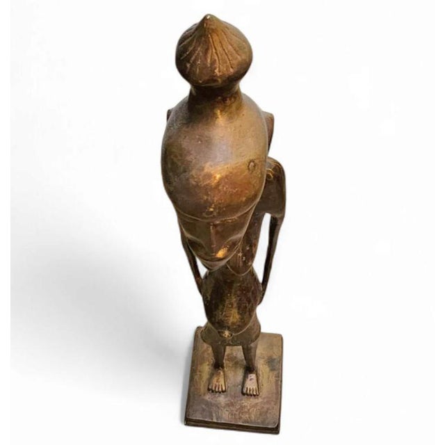 African Bronze Figure, 1970s For Sale - Image 17 of 18
