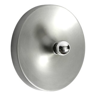 Large Space Age Round Pop Art Aluminum Ceiling Lamp For Sale