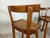 Tan Brutalized Elm High Chairs, 1980s, Set of 5 For Sale - Image 8 of 16
