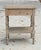 Pair Weathered Pine End Tables, Bedside Tables For Sale - Image 4 of 12