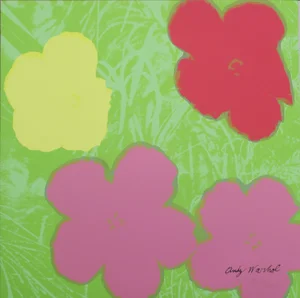 1986 Carnegie Museum of Art Andy Warhol Flowers 68 Lithograph