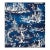 The House of Scalamandré Summer Palace Fabric, Indigo For Sale