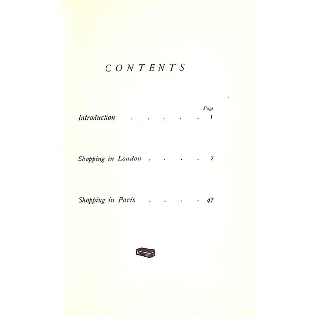 "A Shopping Guide to Paris and London" 1912 Waxman, Frances Sheafer For Sale In New York - Image 6 of 12