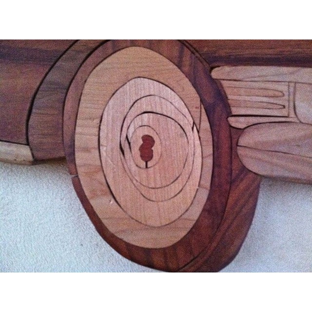 Art Nouveau 1949 Inlaid Cadillac Wall Decoration For Sale - Image 3 of 7