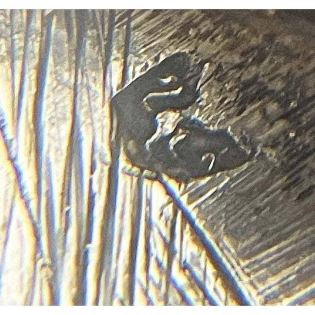 Metal Small Dutch Photo Frame in Silver, 1865 For Sale - Image 7 of 8