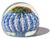 Mid-Century Modern Vintage Murano Millefiore Flowers Twisting Zanfirico Ribbons Italian Art Glass Crown Top Paperweight For Sale - Image 3 of 6