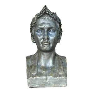 Vintage Boho Plaster Bust of Man