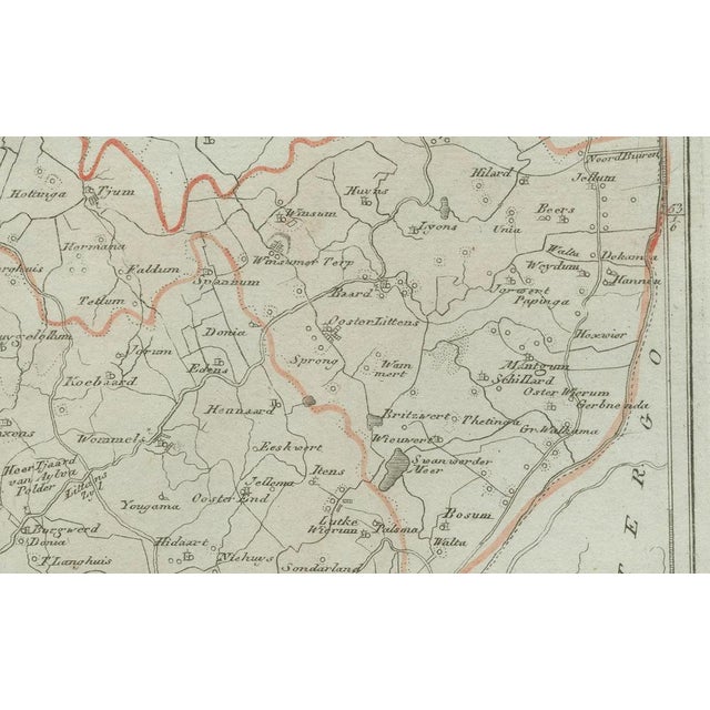 Antique Map of Sneek and Bolsward in Friesland, 1791 For Sale - Image 4 of 10