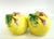 Vintage Majolica Style Lemon Salt & Pepper Shakers – Hand-Painted Ceramic, a Pair For Sale In Little Rock - Image 6 of 10