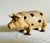 Metal Antique Hand Painted Cast Iron Pig Figurine For Sale - Image 7 of 11