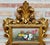 French Gilt Carved Wall Mirror in French Rococo Style with Oil Painting of Flora For Sale - Image 17 of 18