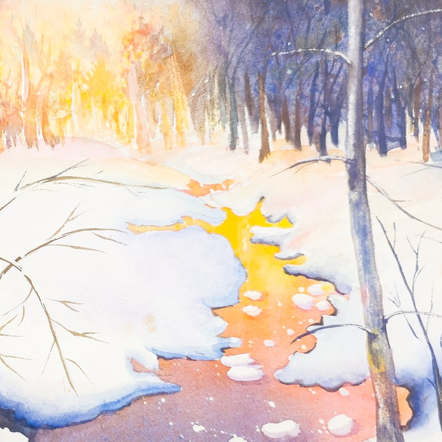1990s Winter Forest - Tomoko Parry, C. 1990s For Sale - Image 5 of 10