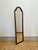 Tall Narrow Antique Wooden Scallop Frame Mirror, France, 1920s For Sale - Image 6 of 13