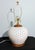 Ralph Lauren Vintage Ralph Lauren Designer Perforated White Ceramic Lamp W/ Shade For Sale - Image 4 of 7