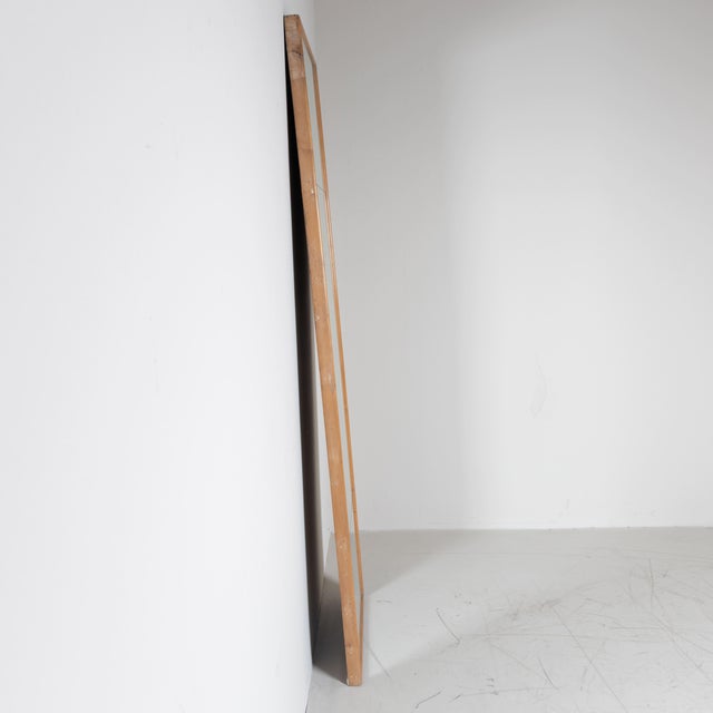 Floor Mirror with Wooden Frame, 1960s, in Good conditions. Designed 1960 to 1969