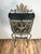 Gothic Antique Gothic Revival Cast Iron and Brass Phone Stand Attr. Oscar Bach or Bertram Segar C. 1920 Greenwich Village For Sale - Image 3 of 13