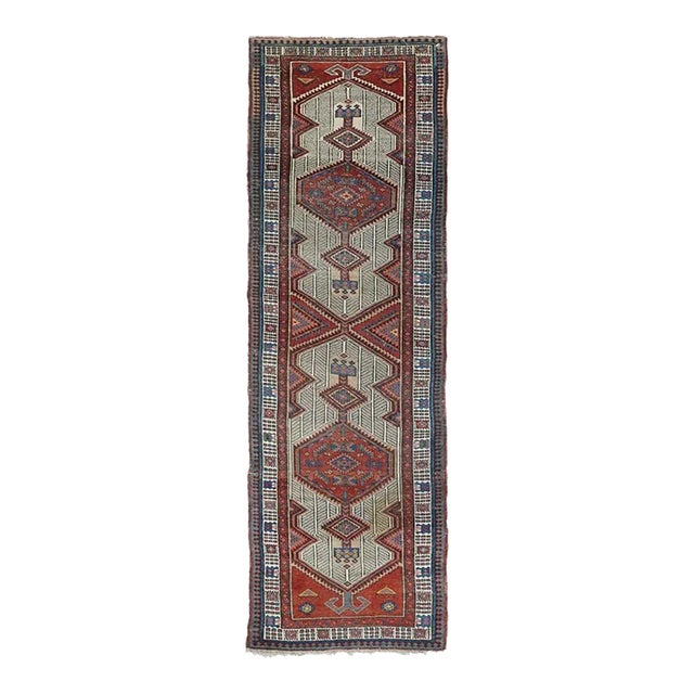 Late 18th Century Antique Sarab Rug 3'2'' x 10'8'' For Sale