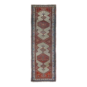 Late 18th Century Antique Sarab Rug 3'2'' x 10'8''