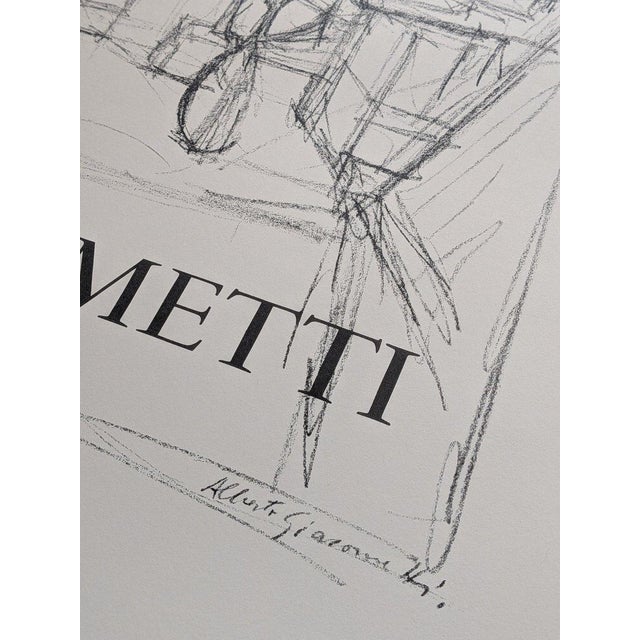 Vintage Alberto Giacometti Poster from Arte, 1950s For Sale - Image 3 of 11