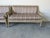 1970s Vintage French Neoclassical Louis XV Style Striped Upholstery Settees – Pair For Sale - Image 5 of 17