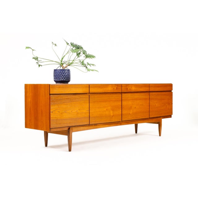 #2209 — Danish Modern / Mid Century Teak Large Credenza / Sideboard — Kofod Larsen Model FA66 Fantastic specimen credenza...