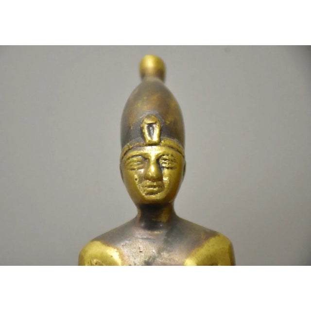 Bronze Egyptian Sculpture For Sale In Boston - Image 6 of 8