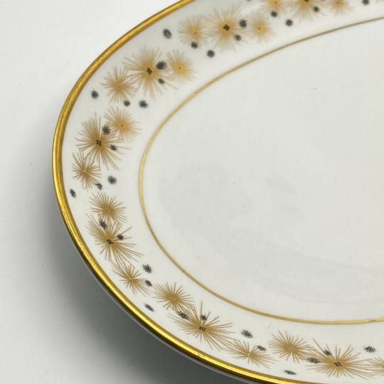 Vintage Mid-Century Modern Edelstein Bavaria Set of Two Oval Platters "Starlight" Pattern For Sale In Philadelphia - Image 6 of 18
