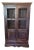 1940s Teak Spindle Front Bird Cage Storage Cabinet For Sale