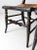 Black Antique Stencil Painted Chairs Pair For Sale - Image 8 of 13