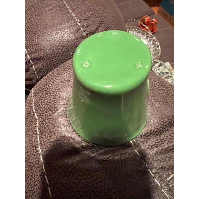 American Set of 4, American Bee Company Ceramic Pots - Small For Sale - Image 3 of 4