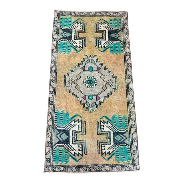 Turkish Yastik Rug 1'8" x 3'3" For Sale