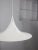 Danish White Trumpet Pendant Lamp attributed to Claus Bonderup & Torsten Thorup For Sale - Image 4 of 11