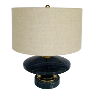 Currey & Company Modern Black Marbel Jebel Table Lamp