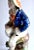 Green Antique Mid-19th-Century Staffordshire Figurine of a Boy, Monkey, and Organ Grinder For Sale - Image 8 of 13