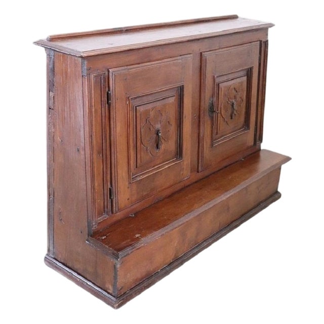 Antique Walnut Kneeler, 1700s For Sale