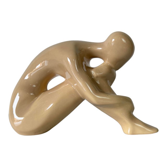 1970's Mid-Century Modern Nude Female Sculpture by Jaru of California For Sale