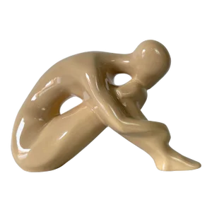 1970's Mid-Century Modern Nude Female Sculpture by Jaru of California