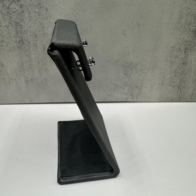 Contemporary Black Diamond Studs in 10kt White Gold - 0.50ctw, Push Backs, New Condition, A Pair For Sale - Image 3 of 5