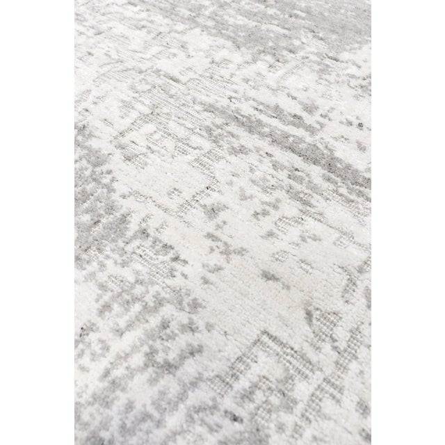 Contemporary Pasargad Home Adra Ivory Area Rug- 8' 1" X 10' 1" For Sale - Image 3 of 7