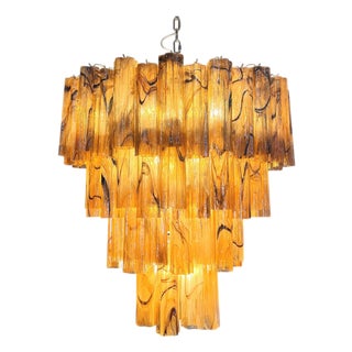 Italian Chandelier in Murano Glass, 1990 For Sale