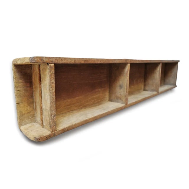 Contemporary Vintage Rustic Wood Brick Mold - Large For Sale - Image 3 of 11