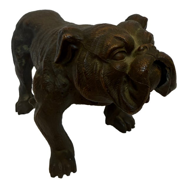 1930s Cast Iron Bulldog For Sale