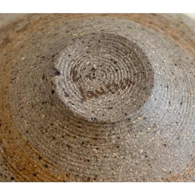 Minimalist Hand Build Low Bowl Made in Ceramic For Sale - Image 4 of 4