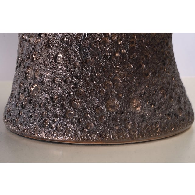 Aerin Capra Medium Table Lamps Chalk Burnt Gold, Pair Of For Sale - Image 9 of 10