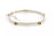 Contemporary Gurhan Skittle Khaki Topaz Sterling & 24k Gold Overlay Bangle For Sale - Image 3 of 4
