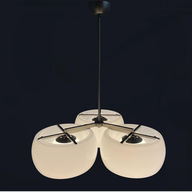 Metal Mid-Century Modern Italian Pendant Light by Vico Magistretti for Artemide, 1970s For Sale - Image 7 of 15