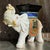 Vintage Boho Glazed Ceramic Elephant Low Stool For Sale In West Palm - Image 6 of 9