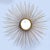 Mid-Century Modern Set of 2 Chaty Vallauris Style Accent Mirrors Sunburst Design Gold Finish Mid-Century Modern For Sale - Image 3 of 12